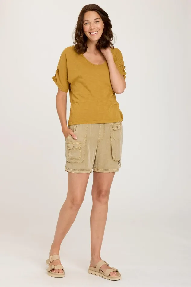 Clothing Shorts XCVI Wyss Short Distress Wash Linwood