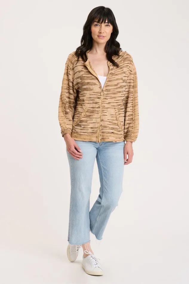 Clothing Sweatshirts XCVI Beckett Hoodie Warm Butterscotch