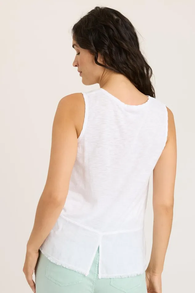 Clothing Tanks XCVI Holti Tank White