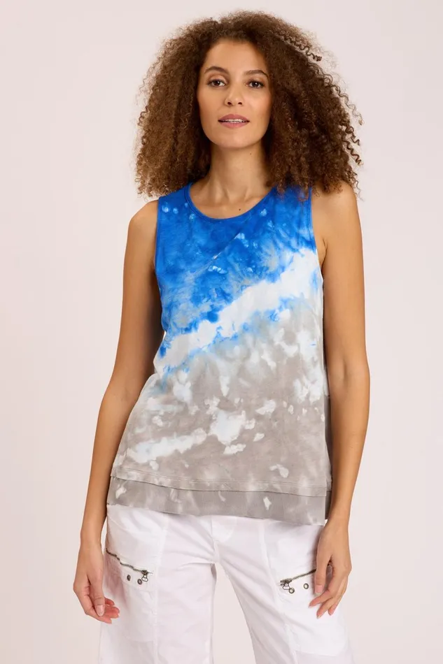 Clothing Tanks XCVI Philo Tank Riverine Wash Ropewalk