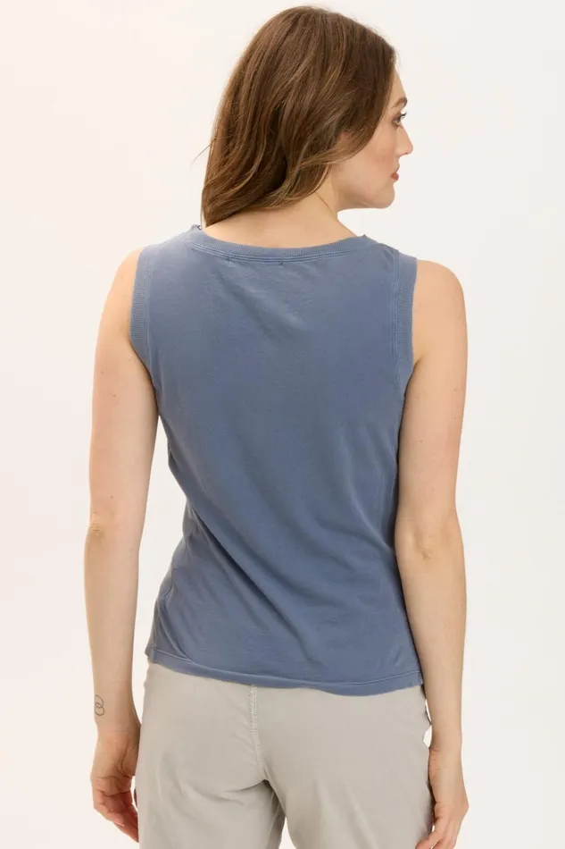 Clothing Tanks XCVI Rexel Tank Orion Blue Pigment