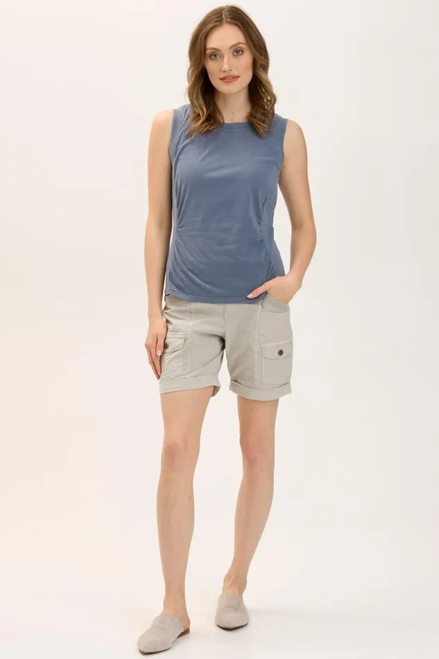 Clothing Tanks XCVI Rexel Tank Orion Blue Pigment