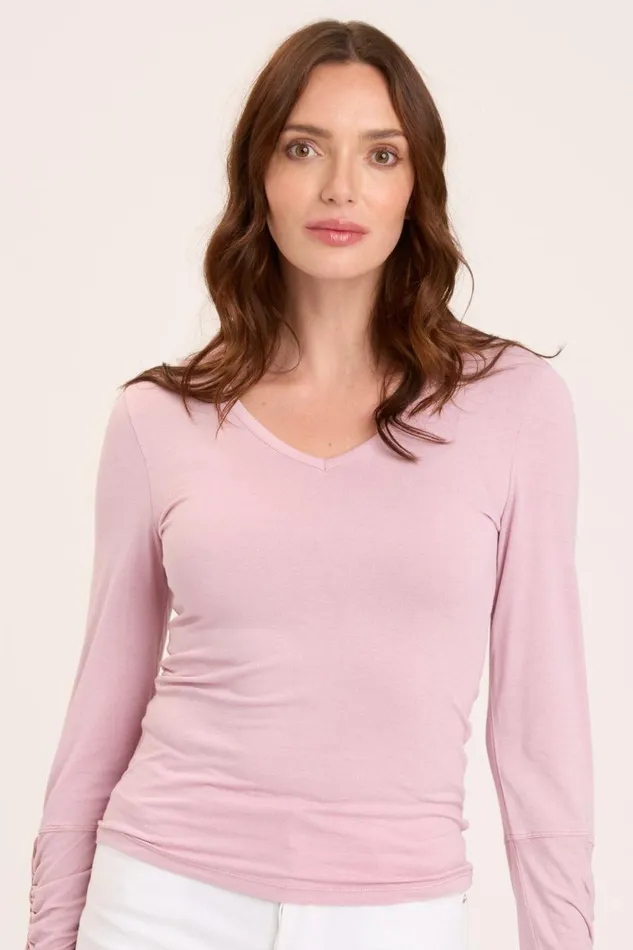 Clothing Tees XCVI Werley VNeck Monet039s Pastel