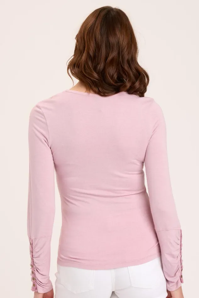 Clothing Tees XCVI Werley VNeck Monet039s Pastel