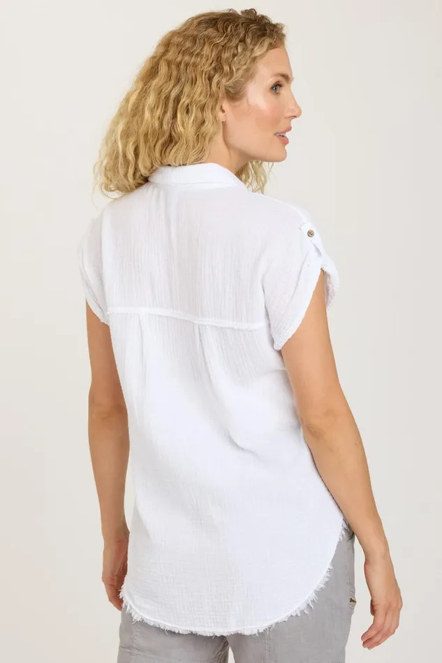 Clothing Tunics XCVI Naresha Tunic White