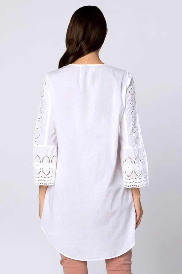 Clothing Tunics XCVI Odila Top White