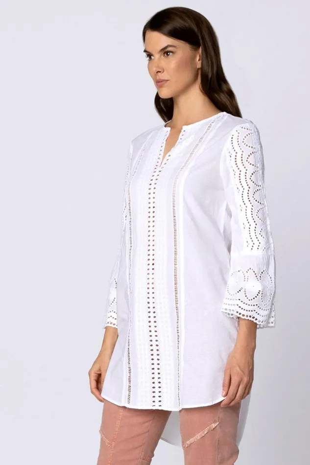 Clothing Tunics XCVI Odila Top White