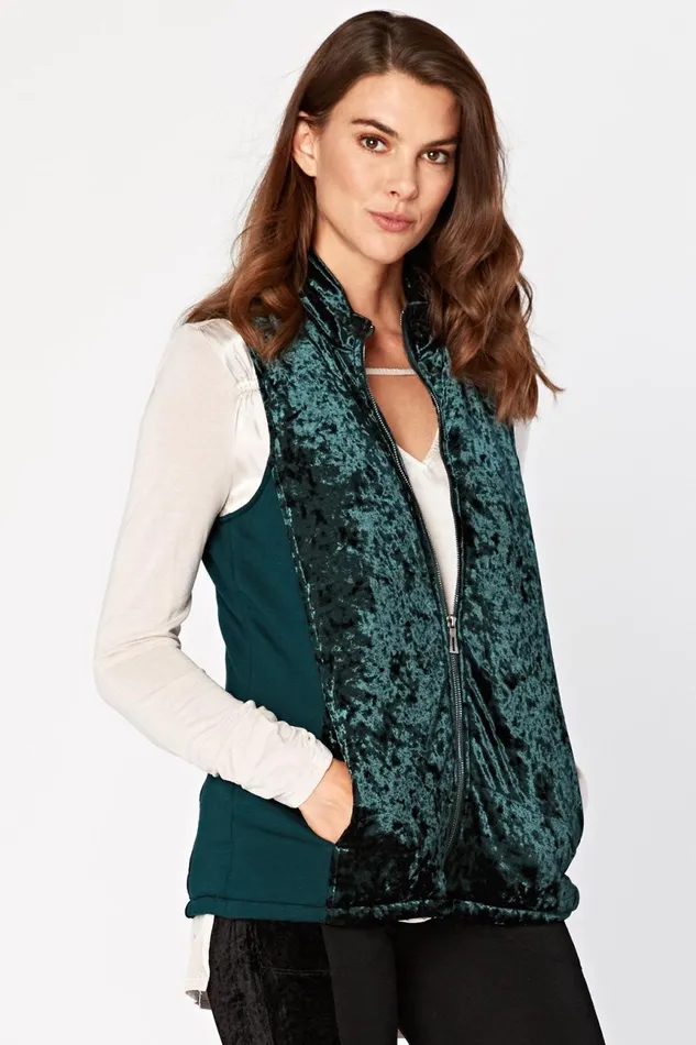 Clothing Vests XCVI Puffa Vest Regal
