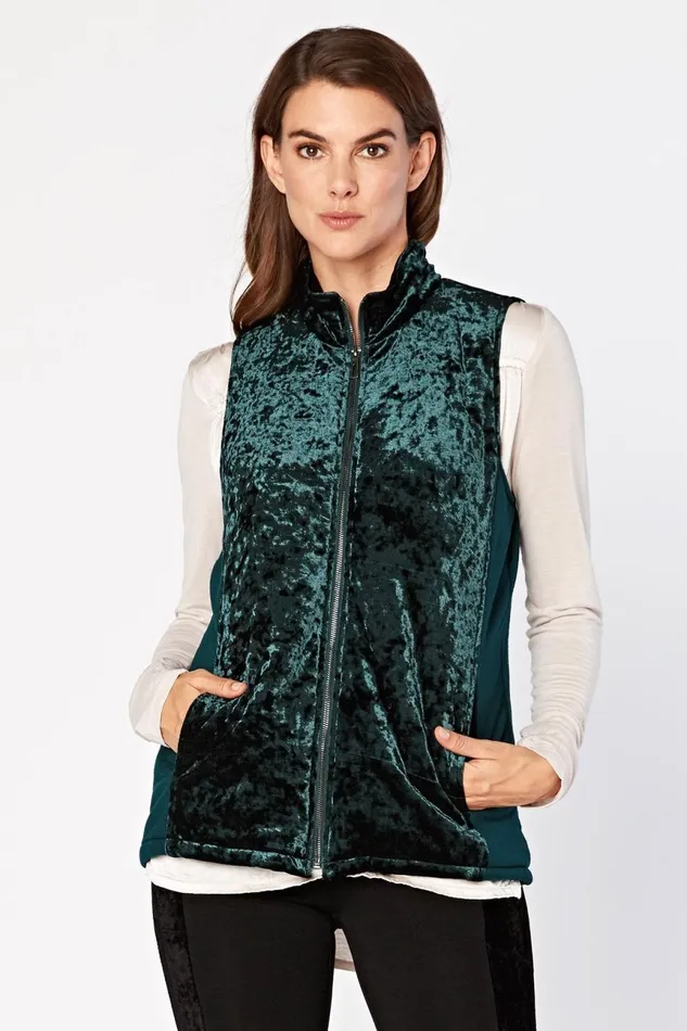 Clothing Vests XCVI Puffa Vest Regal