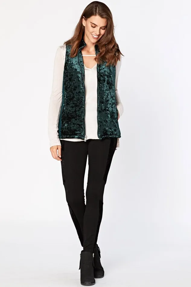 Clothing Vests XCVI Puffa Vest Regal