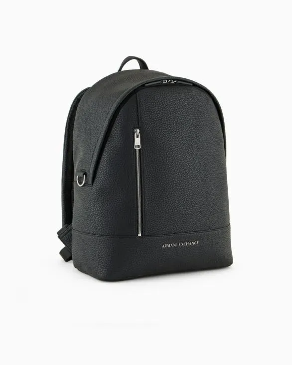 Coated Fabric Backpack Black Men Armani Backpacks Coated Fabric Backpack Black Men Armani Backpacks
