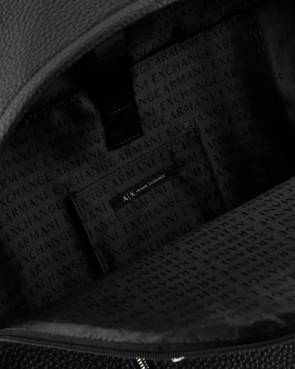 Coated Fabric Backpack Black Men Armani Backpacks Coated Fabric Backpack Black Men Armani Backpacks