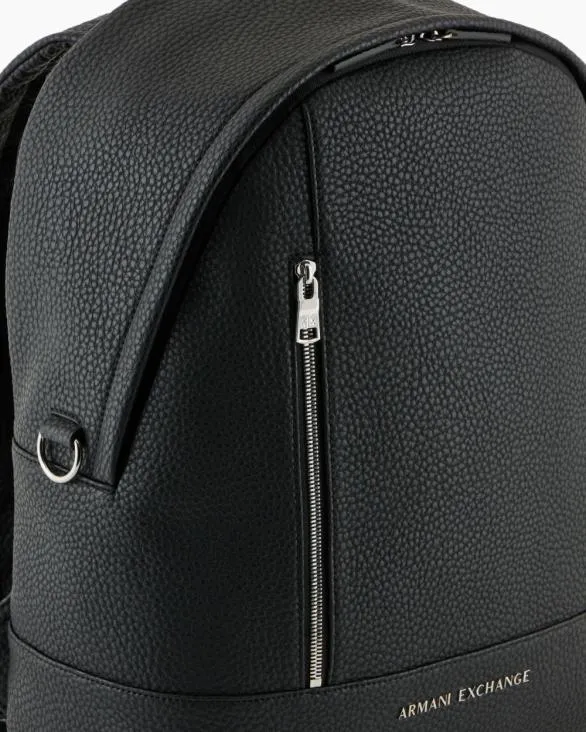 Coated Fabric Backpack Black Men Armani Backpacks Coated Fabric Backpack Black Men Armani Backpacks