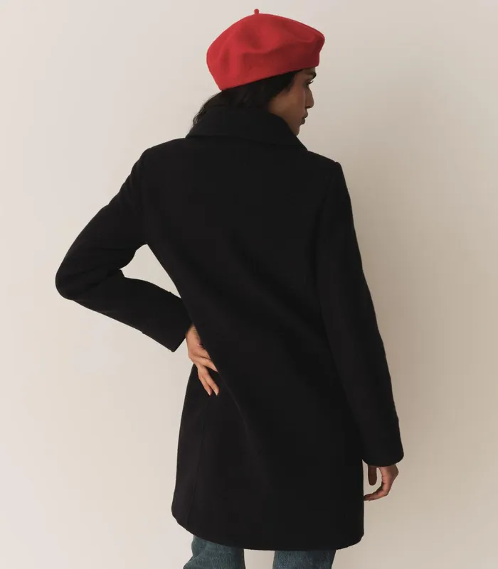 Coats and Jackets Women DEN Wayfarer Coat Deep Navy Coats and Jackets Women DEN Wayfarer Coat Deep Navy