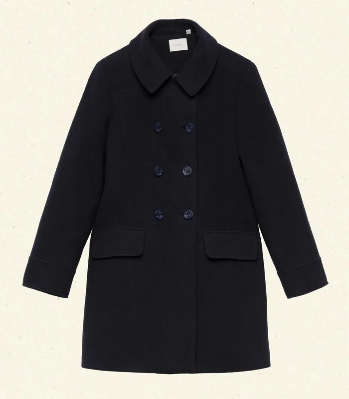 Coats and Jackets Women DEN Wayfarer Coat Deep Navy Coats and Jackets Women DEN Wayfarer Coat Deep Navy