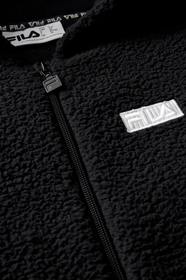 Coats and Jackets Women Fila High Pile Fleece Jacket Coats and Jackets Women Fila High Pile Fleece Jacket
