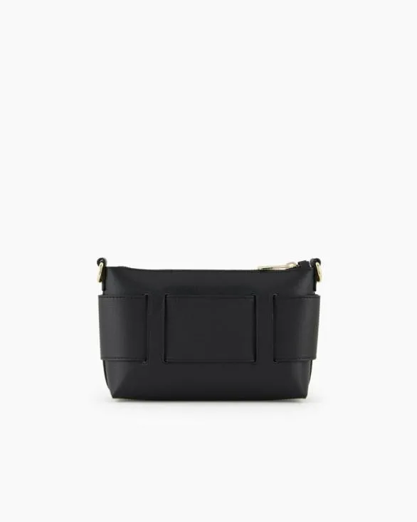 Color Block Shoulder Bag With Maxi Logo Black Women Armani Shoulder Bags Color Block Shoulder Bag With Maxi Logo Black Women Armani Shoulder Bags
