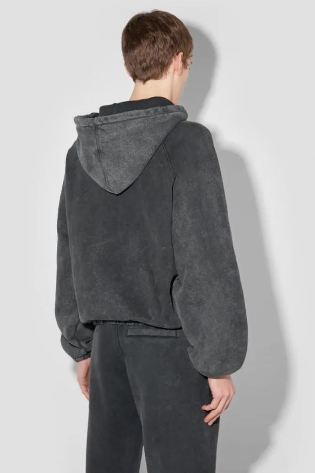 Community Zipped Hoodie Washed Black Men MISBHV Hoodies and Sweats