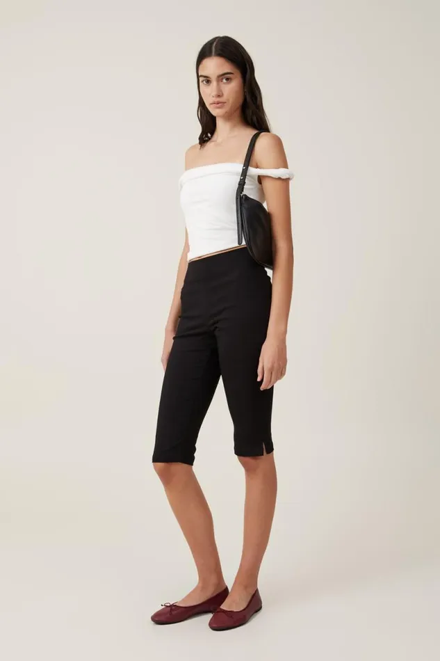 Corey Capri Pant Black Women Cotton On Pants