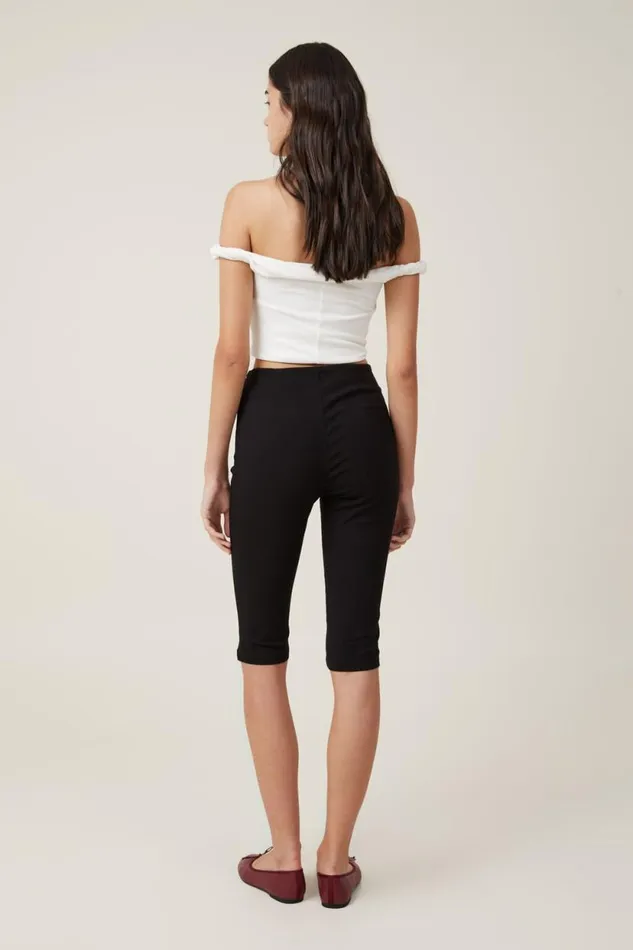 Corey Capri Pant Black Women Cotton On Pants