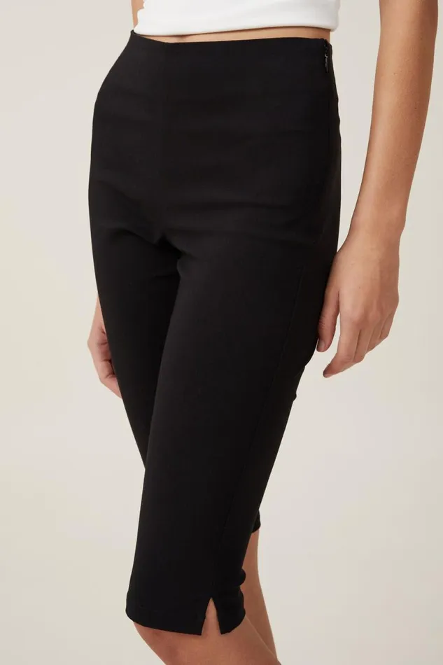 Corey Capri Pant Black Women Cotton On Pants