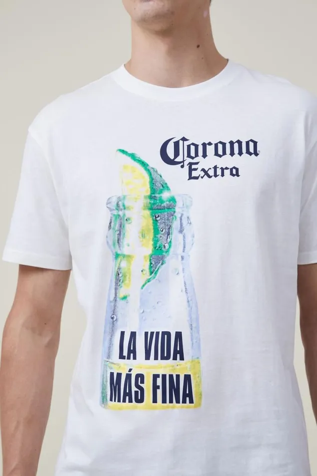 Corona Premium Loose Fit TShirt Lcn Cor Vintage Whitecorona 8211 La Vida Nas Fi Men Cotton On Tees and Tanks Corona Premium Loose Fit TShirt Lcn Cor Vintage Whitecorona 8211 La Vida Nas Fi Men Cotton On Tees and Tanks