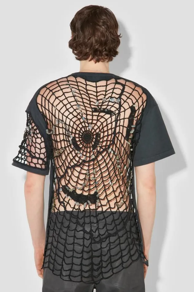 Crochet TShirt Black Men MISBHV TShirts