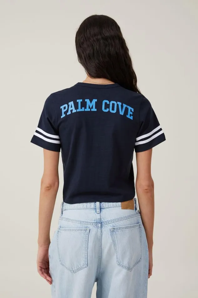 Crop Regular Tee Palm Cove 42ink Navy Women Cotton On Tops Crop Regular Tee Palm Cove 42ink Navy Women Cotton On Tops