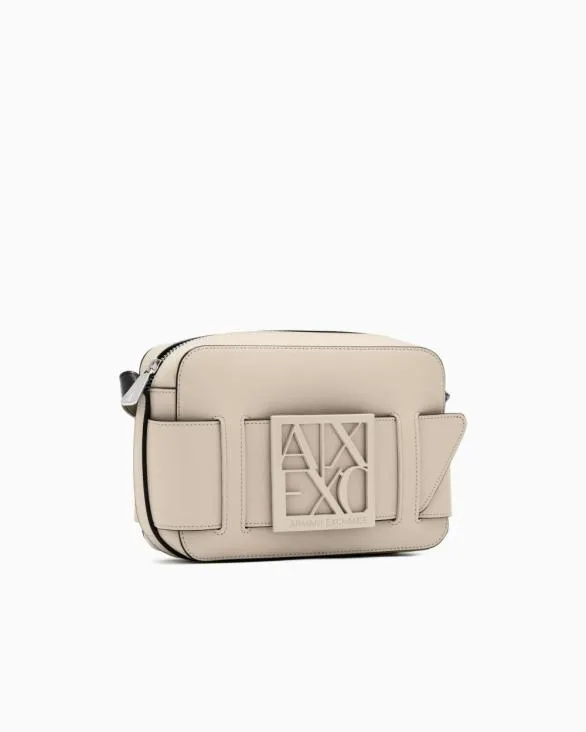Crossbody Bag With Logo Beige Women Armani Crossbody Bags Crossbody Bag With Logo Beige Women Armani Crossbody Bags