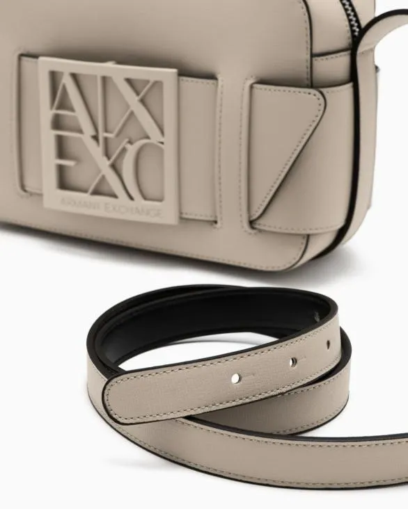 Crossbody Bag With Logo Beige Women Armani Crossbody Bags Crossbody Bag With Logo Beige Women Armani Crossbody Bags