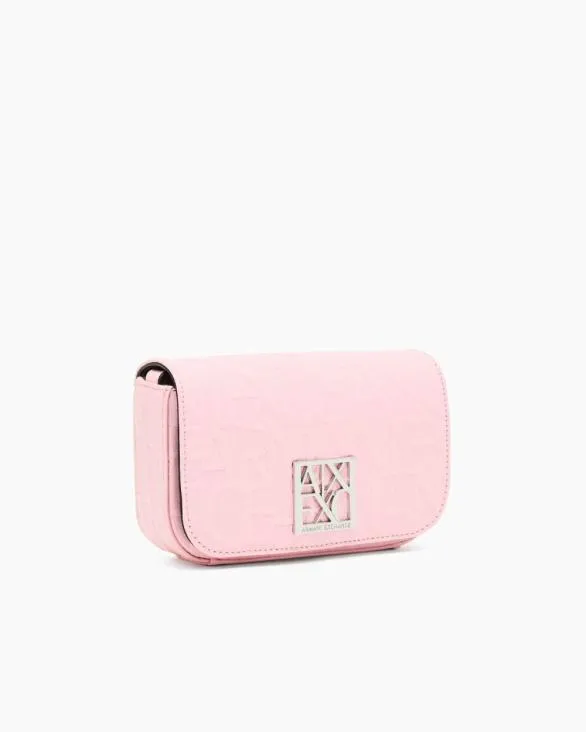 Crossbody Bag With Logo Pink Women Armani Crossbody Bags Crossbody Bag With Logo Pink Women Armani Crossbody Bags