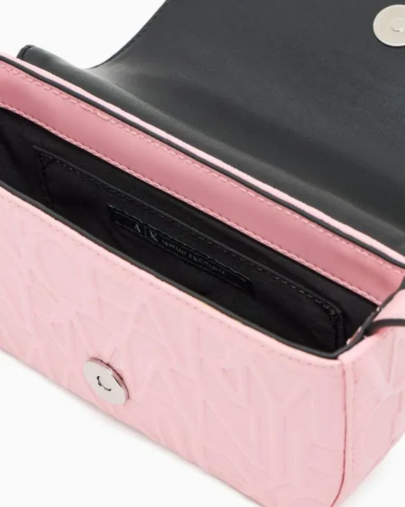 Crossbody Bag With Logo Pink Women Armani Crossbody Bags Crossbody Bag With Logo Pink Women Armani Crossbody Bags