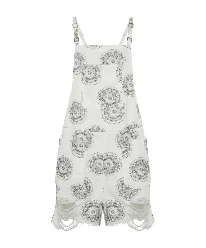 CYMATIC PINI DENIM PLAYSUIT Women One Teaspoon Denim Jumpsuits CYMATIC PINI DENIM PLAYSUIT Women One Teaspoon Denim Jumpsuits