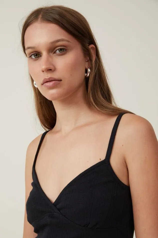Darcie Strappy Cami Black Women Cotton On Tops