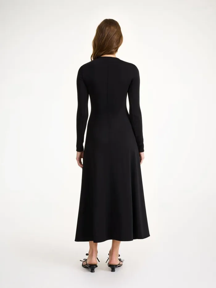 Deija Maxi Dress Black Women By Malene Birger Knitwear