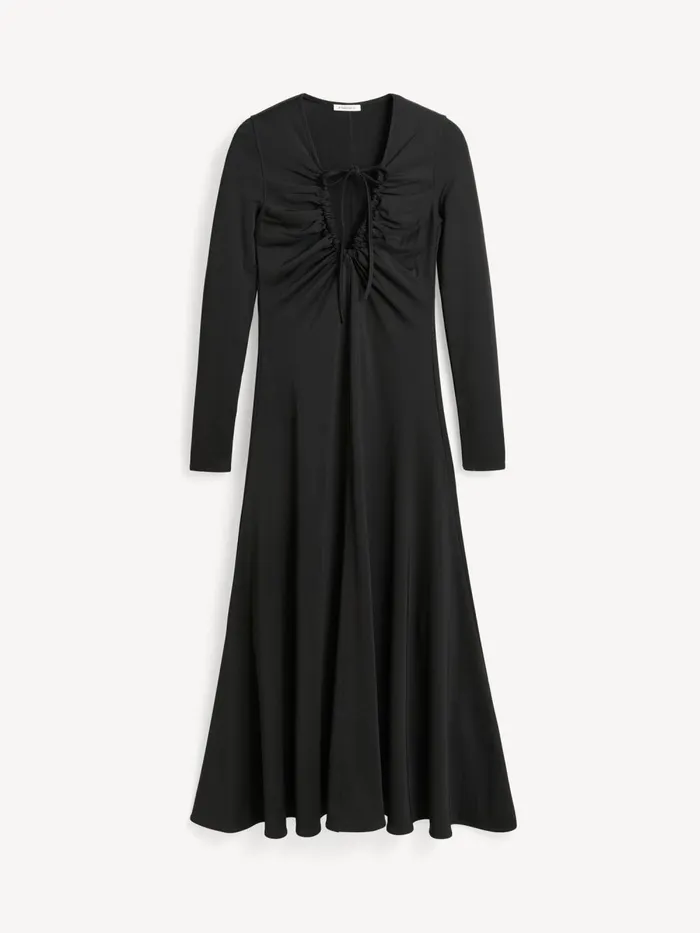 Deija Maxi Dress Black Women By Malene Birger Knitwear