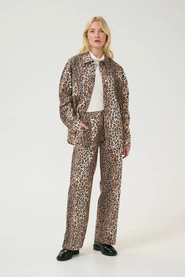 Denim Styles Women CULTURE CUfenna Leopard Trousers