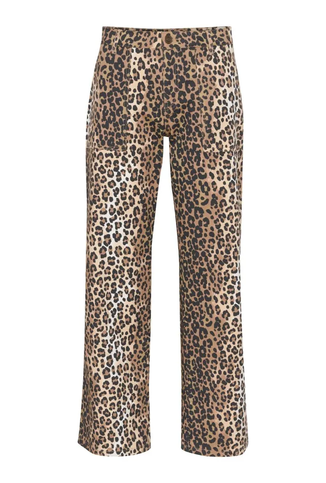 Denim Styles Women CULTURE CUfenna Leopard Trousers