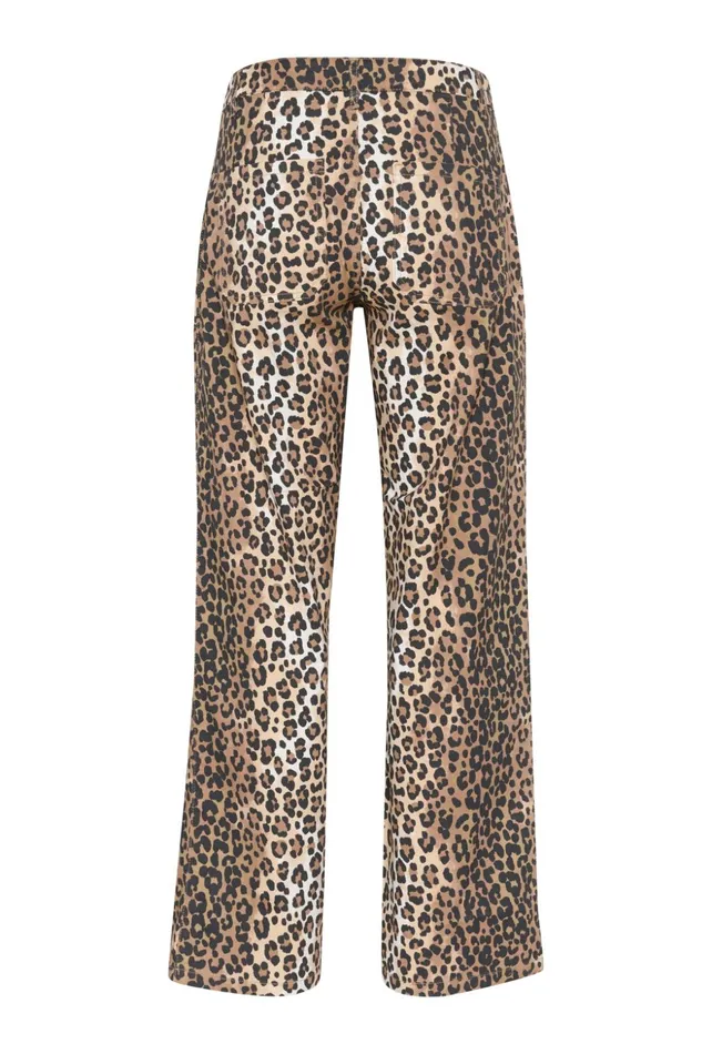 Denim Styles Women CULTURE CUfenna Leopard Trousers