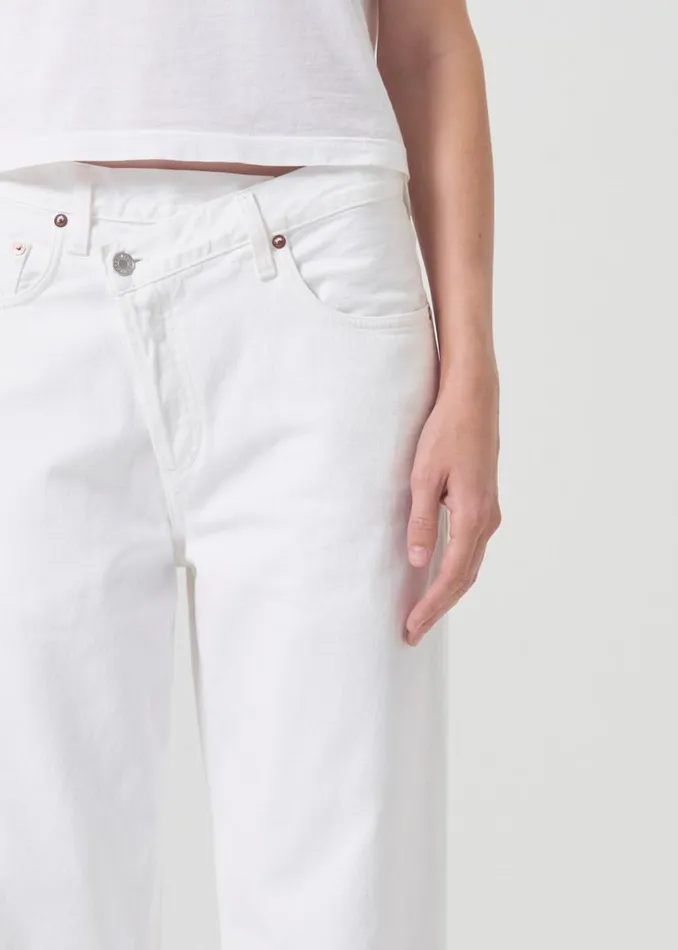 Denim Women Agolde Criss Cross Upsized Jean In Milkshake