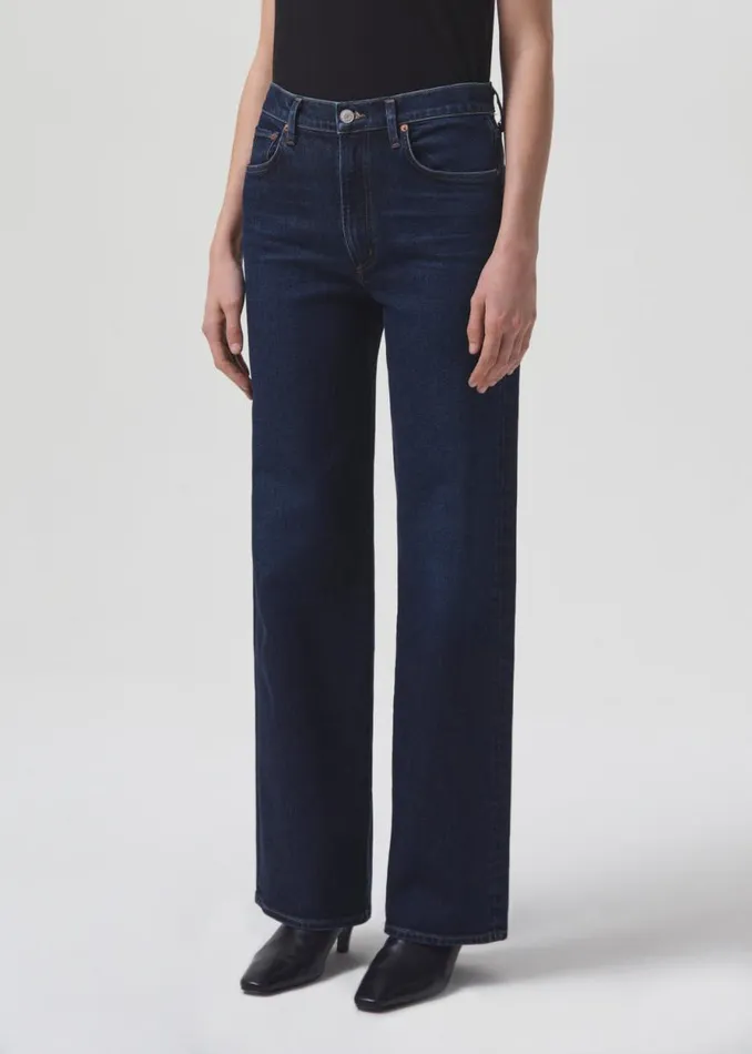 Denim Women Agolde Harper Straight Jean Stretch In Formation