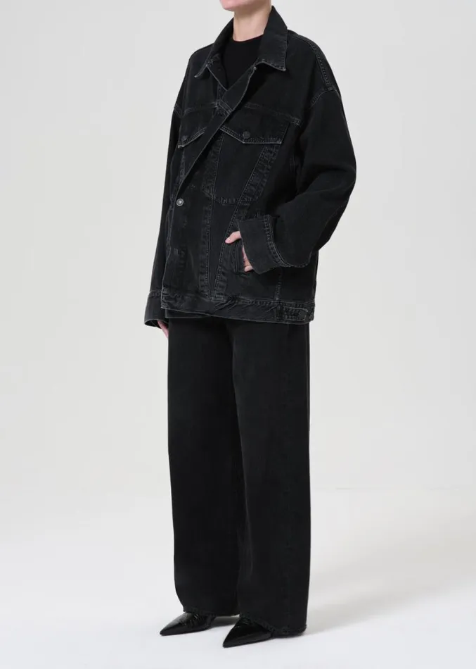 Denim Women Agolde Reworked Wayne Jacket In Spider