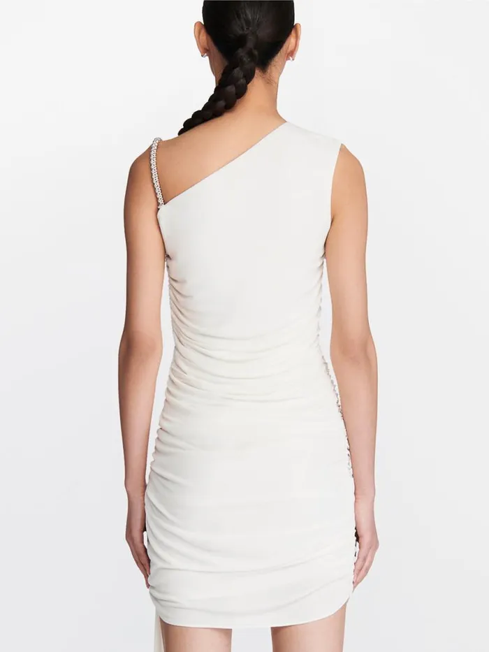 Dion Lee Dresses BARBALL ROPE ASYMMETRIC DRESS Ivory 8211 Shop