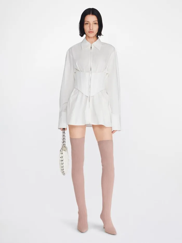 Dion Lee Dresses INTERNAL SHIRT CORSET DRESS White 8211 Shop