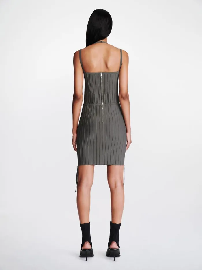Dion Lee Dresses VENTRAL COMPACT CORSET MINI DRESS Mercury 8211 Shop