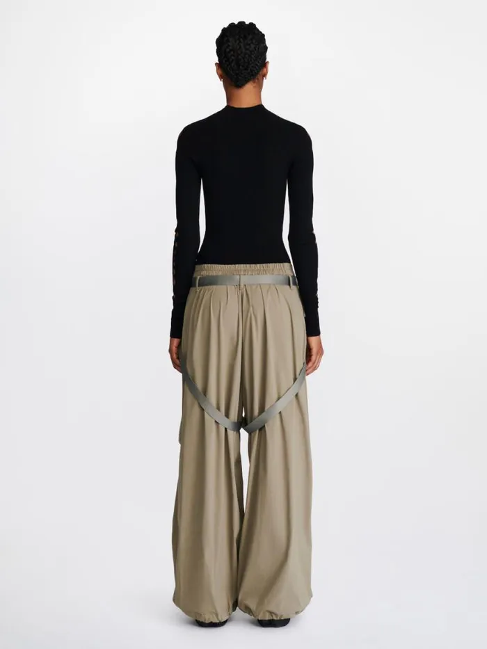 Dion Lee Pants HARNESS FLIGHT PANT Sage 8211 UnisexShop