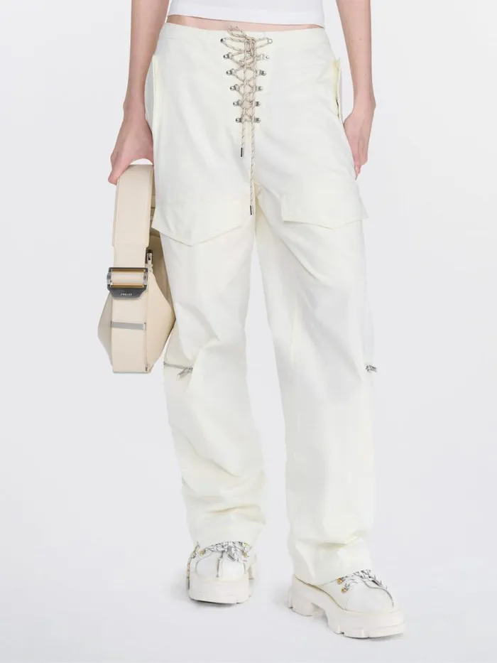 Dion Lee Pants HIKING POCKET PANT Ivory 8211 UnisexShop