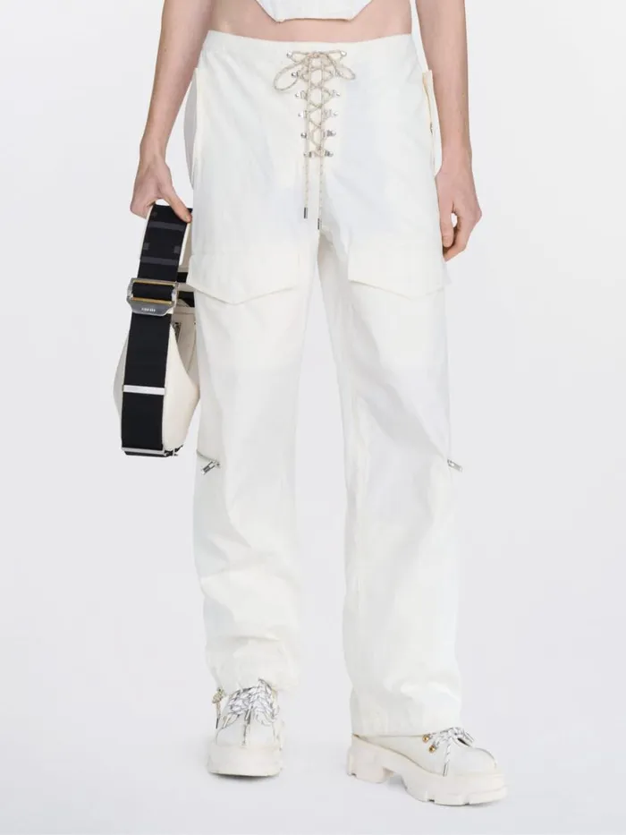 Dion Lee Pants HIKING POCKET PANT Ivory 8211 UnisexShop