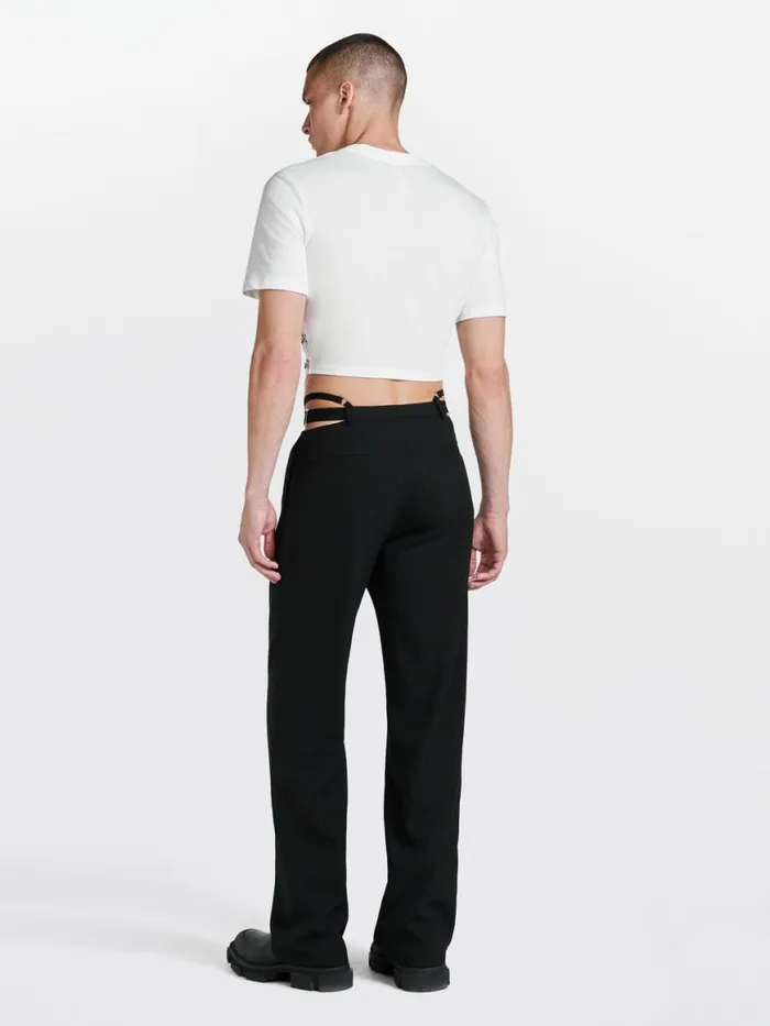 Dion Lee Pants LINGERIE WOOL PANT Black 8211 UnisexShop