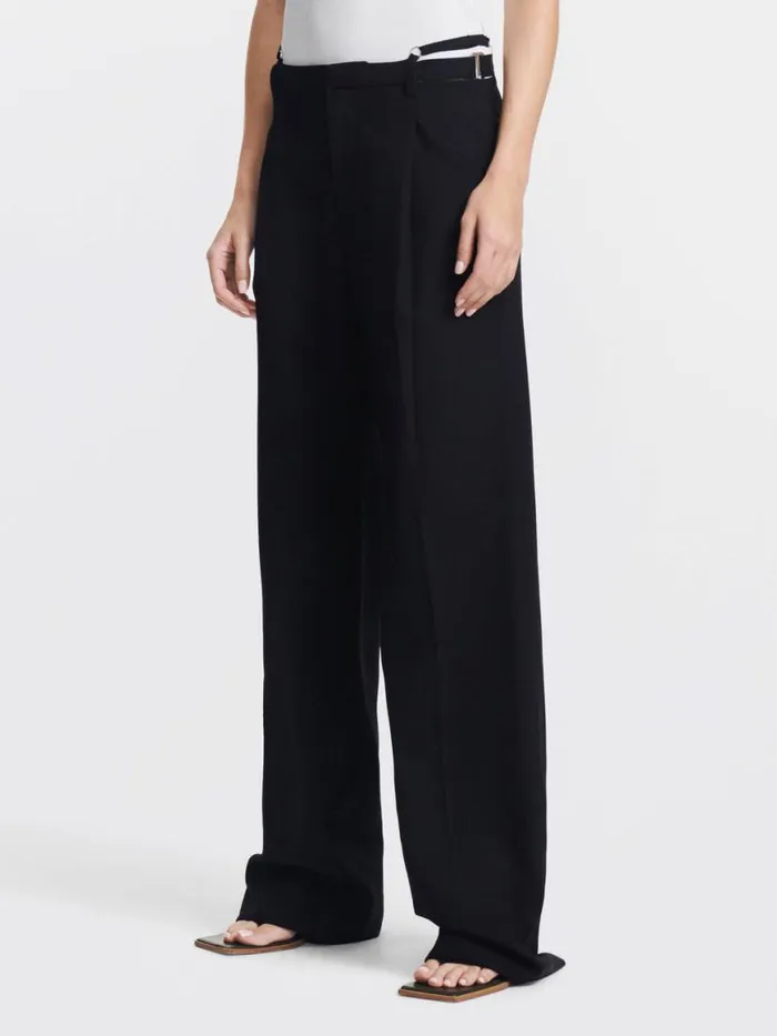 Dion Lee Pants LINGERIE WOOL PANT Black 8211 UnisexShop